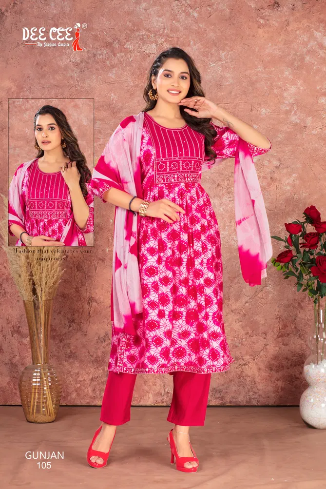 Gunjan By Deecee Modal Silk Kurti With Bottom Dupatta Suppliers In India